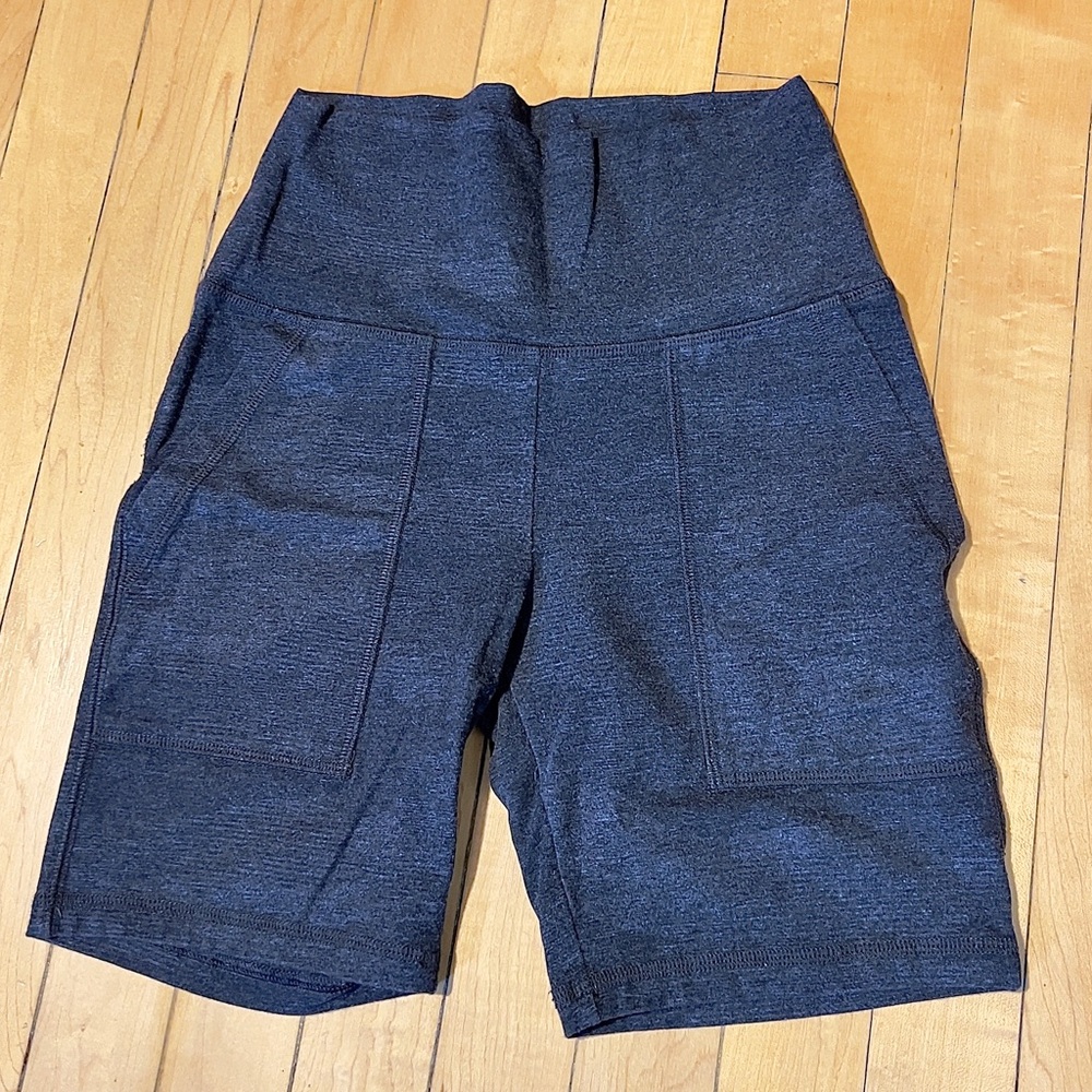 Aerie Dark Grey High Waist Shorts
